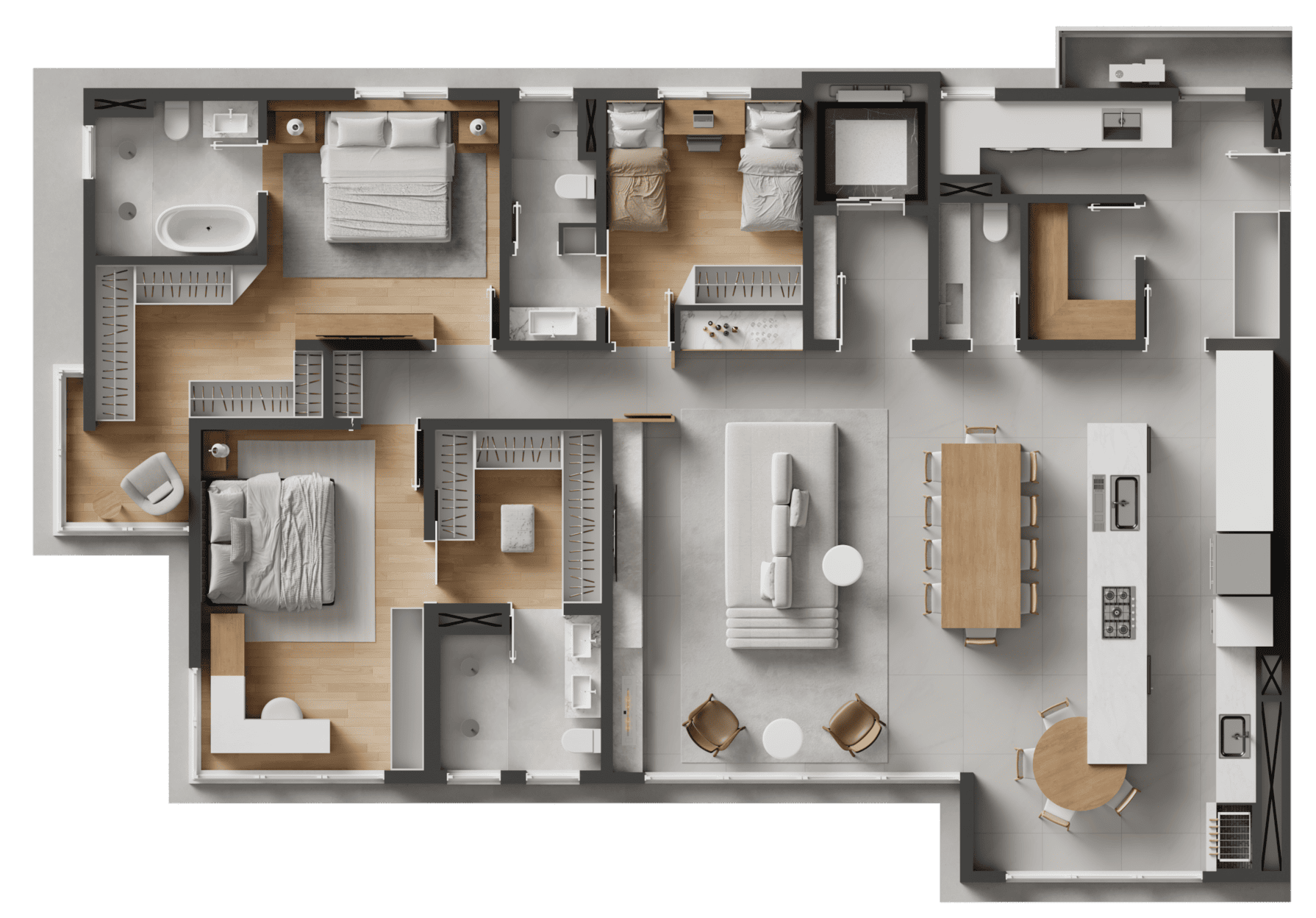 Absoluta_Vista_Park_PH_Tipo_02_Suites_Master_02_Closets_EF_Tipo_02_Suites_Master